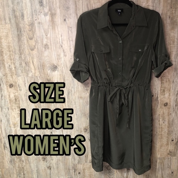 Mossimo Supply Co. Dresses & Skirts - Army green soft half sleeve dress